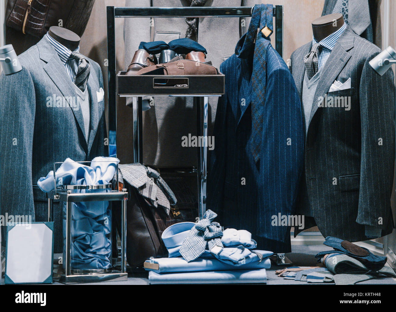 Men clothing store Stock Photo Alamy