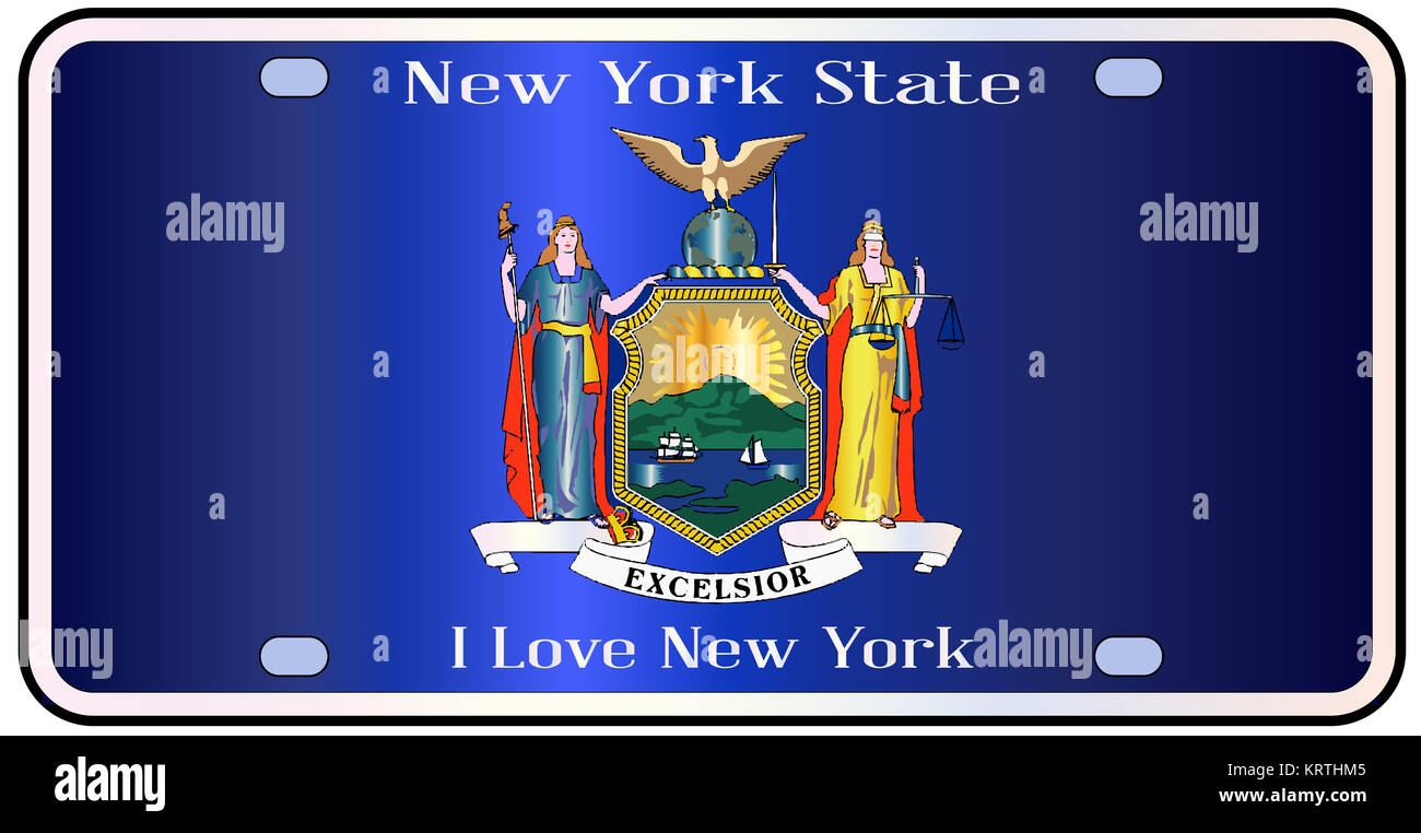 New York State License Plate High Resolution Stock Photography And Images Alamy