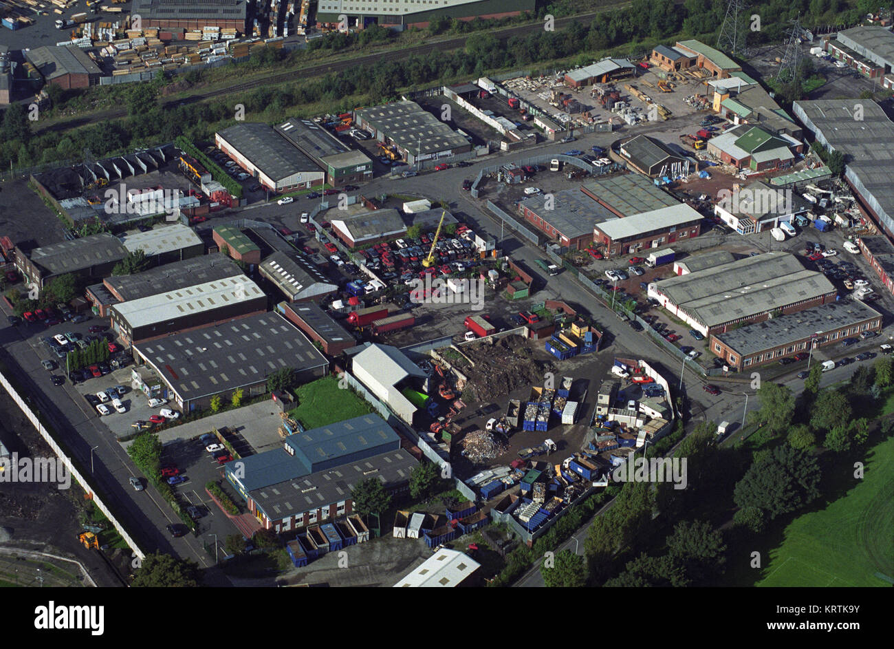 Aerial view wolverhampton west midlands hires stock photography and