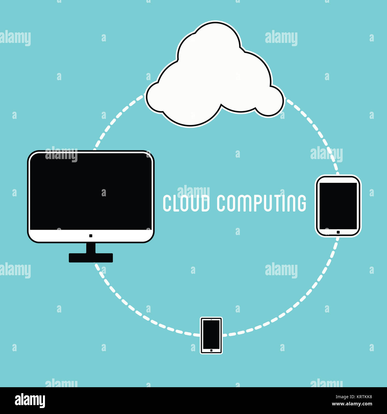 Cloud computing concept Stock Photo Alamy