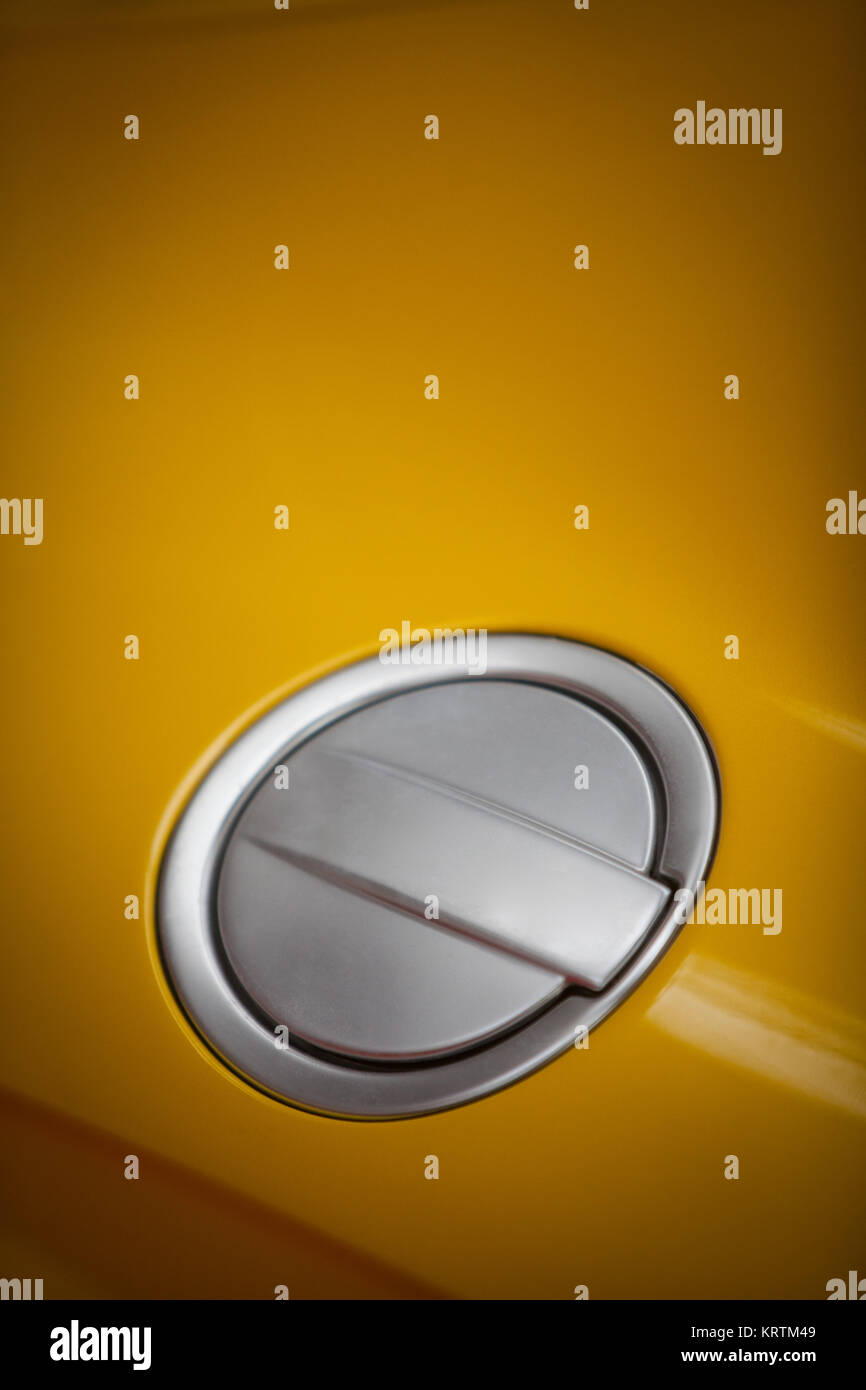 Car fuel tank lid Stock Photo Alamy