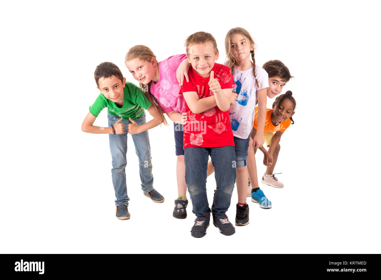 Kids being nice Cut Out Stock Images &amp; Pictures - Alamy