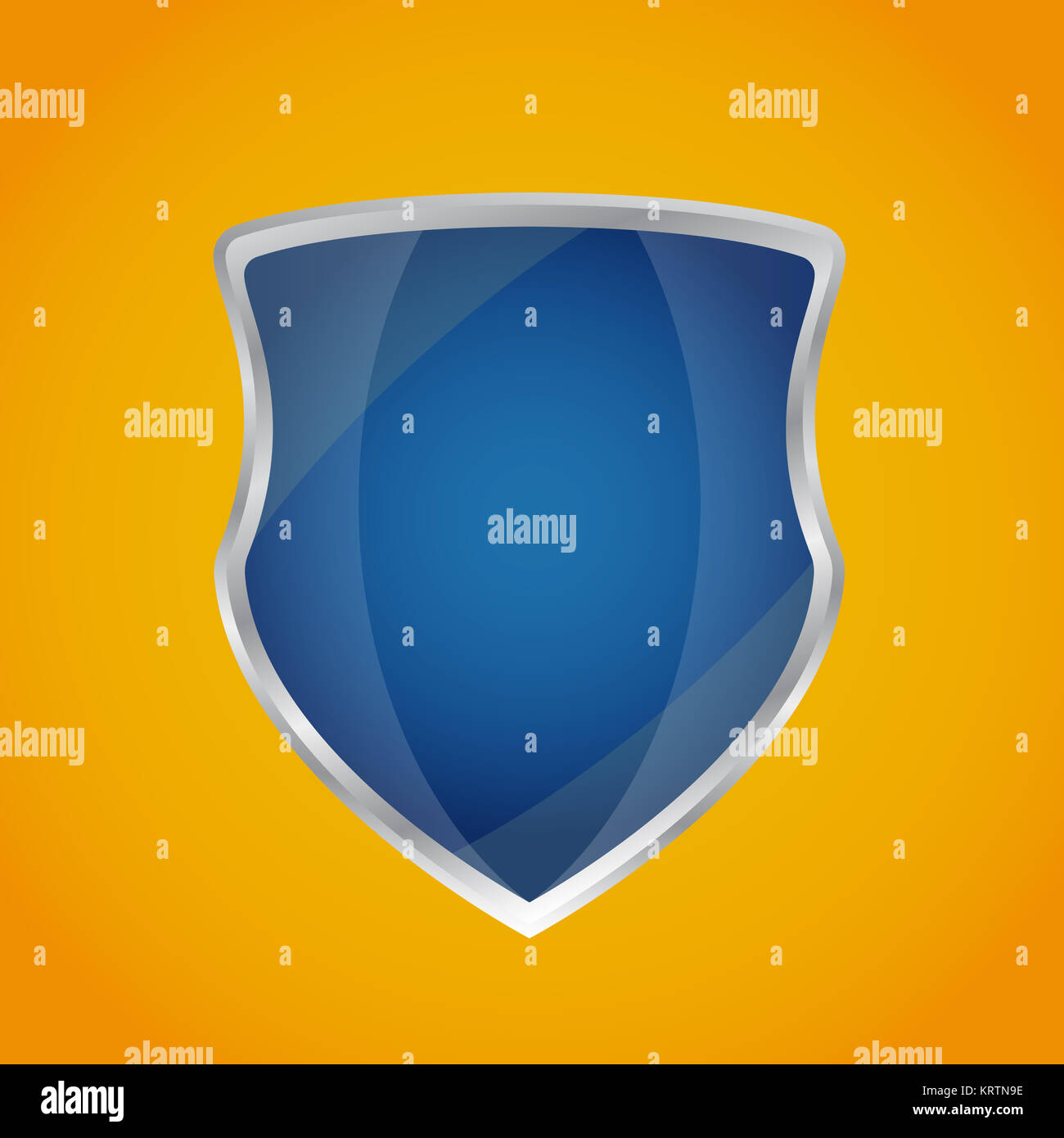 Shield logo icon design template elements Stock Photo - Alamy