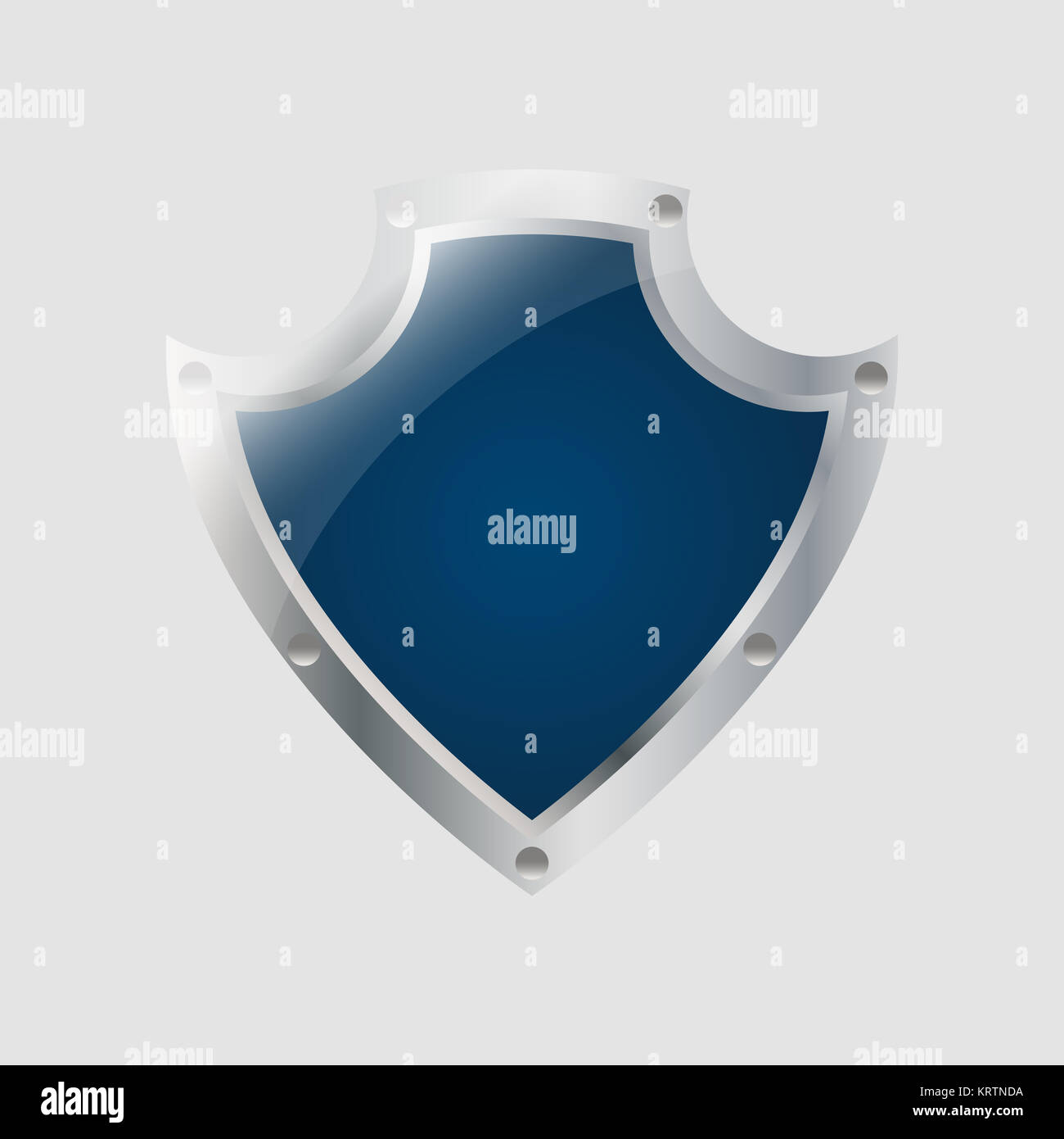 Shield logo icon design template elements Stock Photo - Alamy