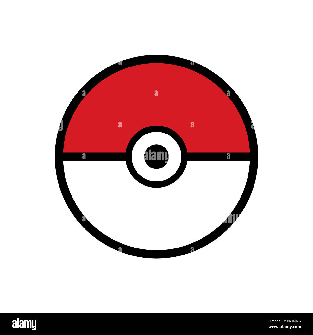 Pokeball Vector Pokeball Symbol Clipart (Instant Download) 