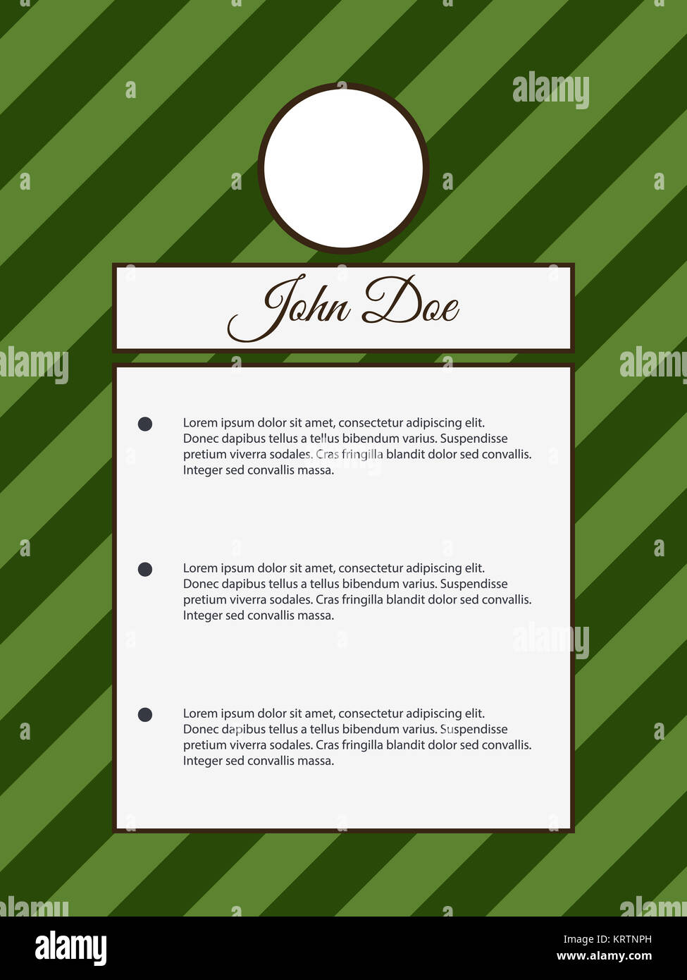 Resume Template Stock Photos & Resume Template Stock Images - Alamy