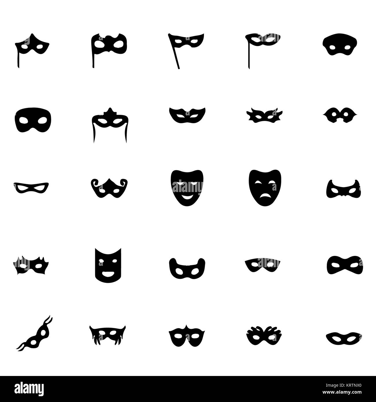 Carnival Vector Icon Set Stock Photo - Alamy