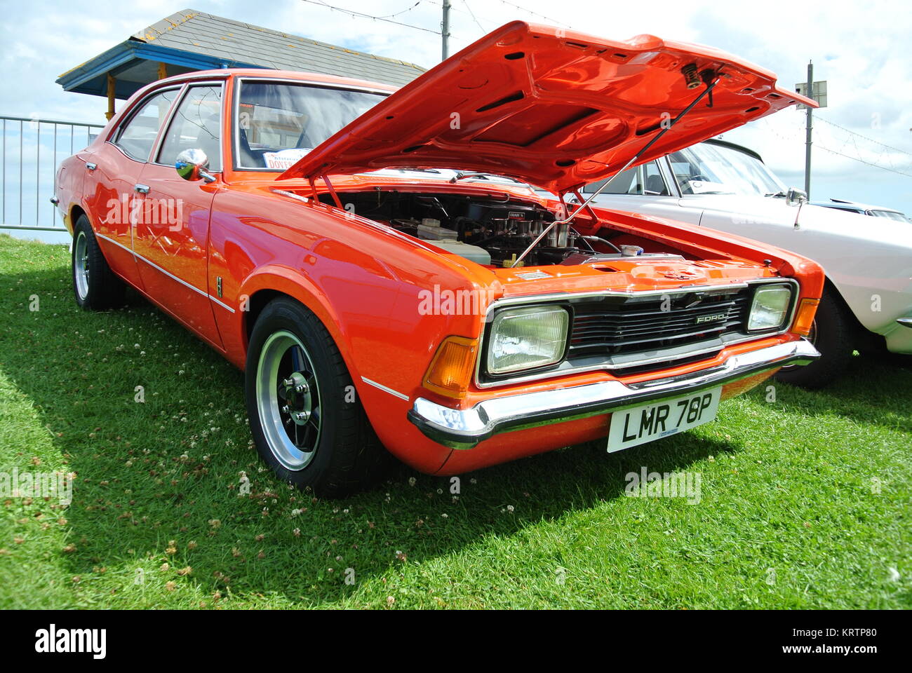 Ford Cortina MK3 classic car parked up on display Stock Photo - Alamy