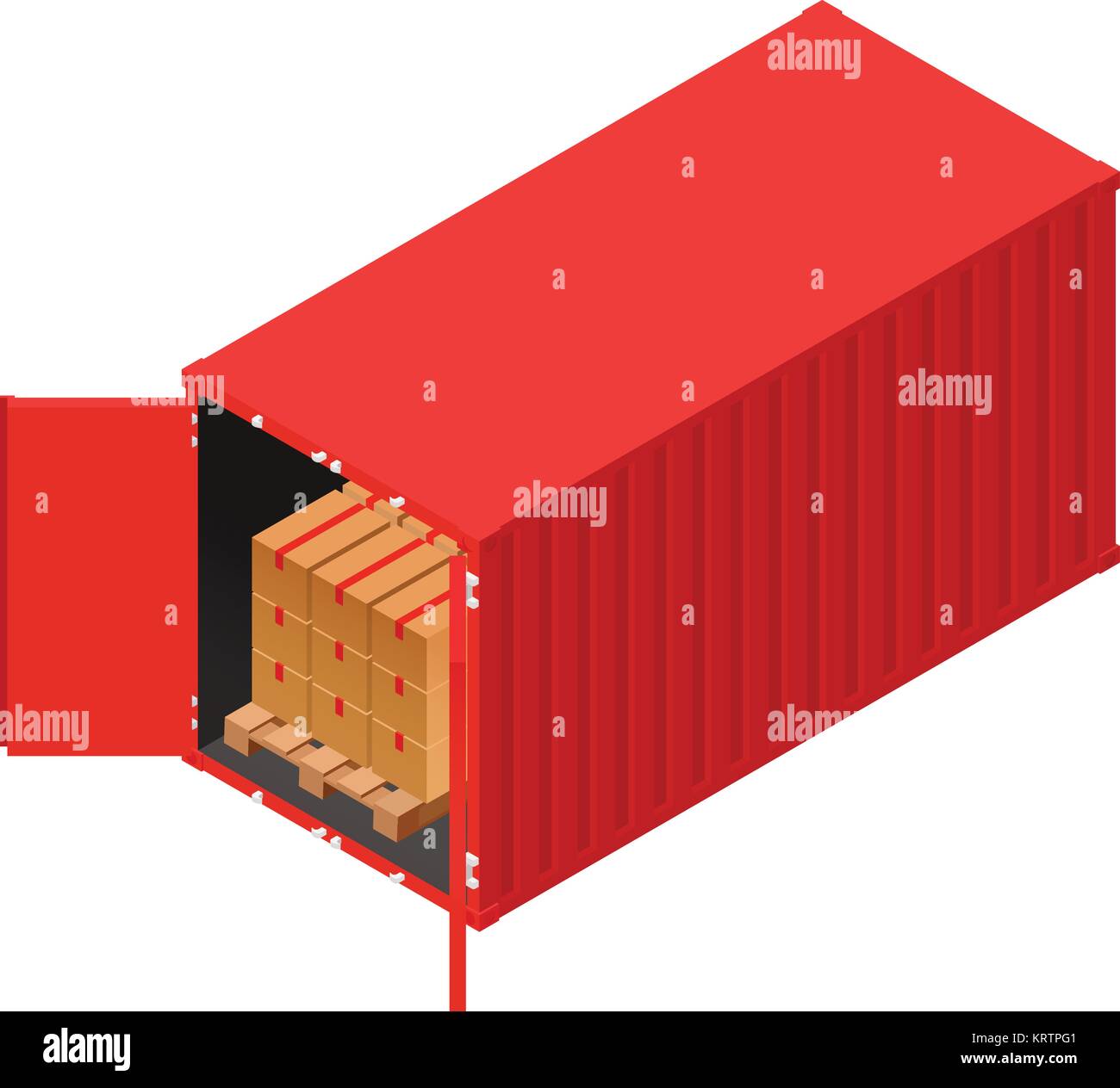 Palet industrial Stock Vector Images - Alamy