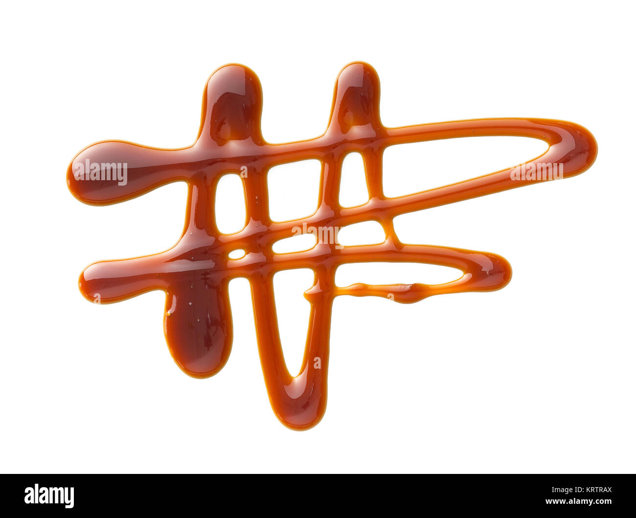 Sweet caramel sauce Stock Photo Alamy