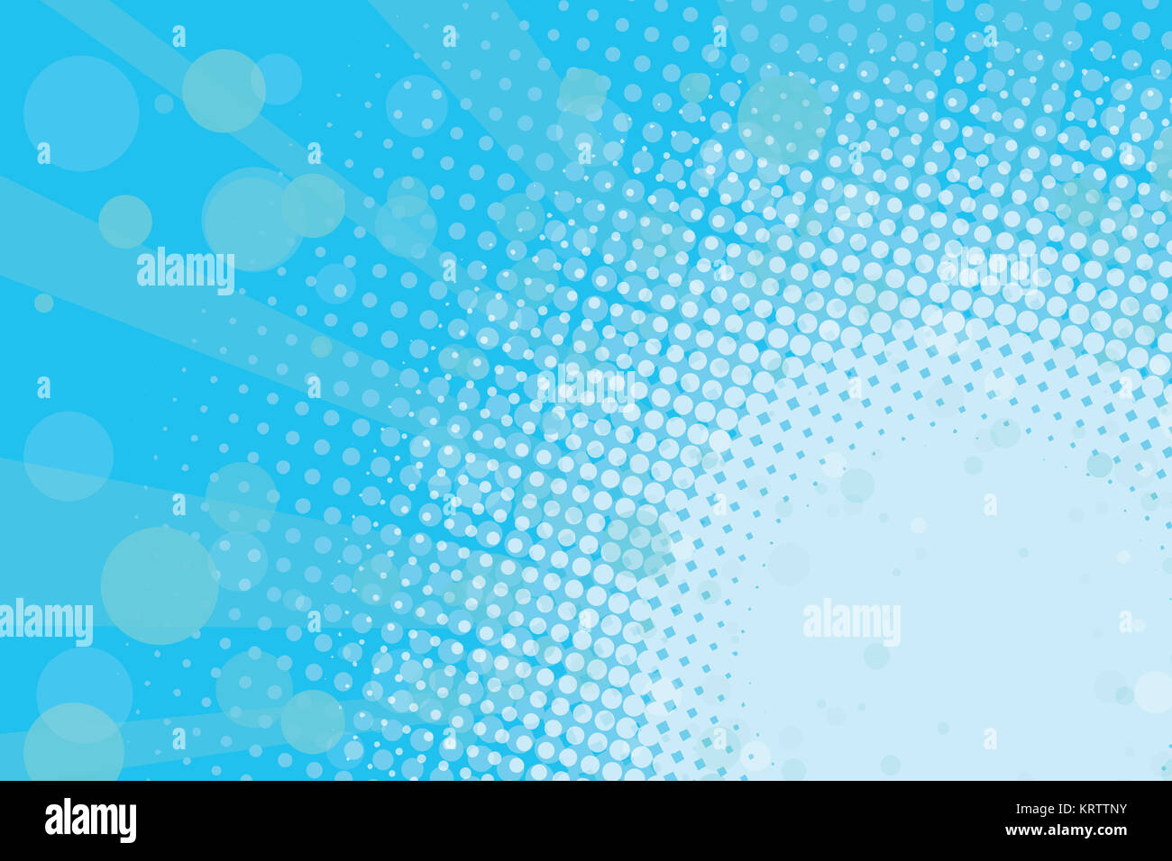 Light blue halftone retro background Stock Photo - Alamy