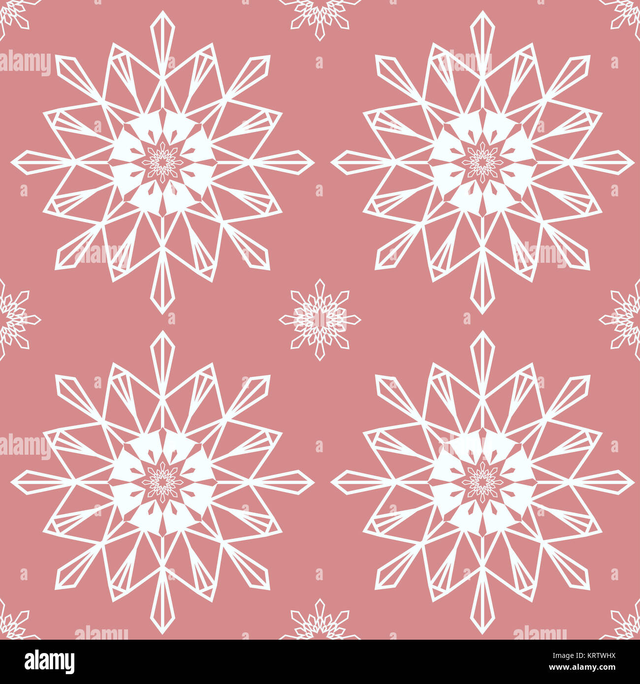 Christmas snowflakes seamless background Stock Photo - Alamy