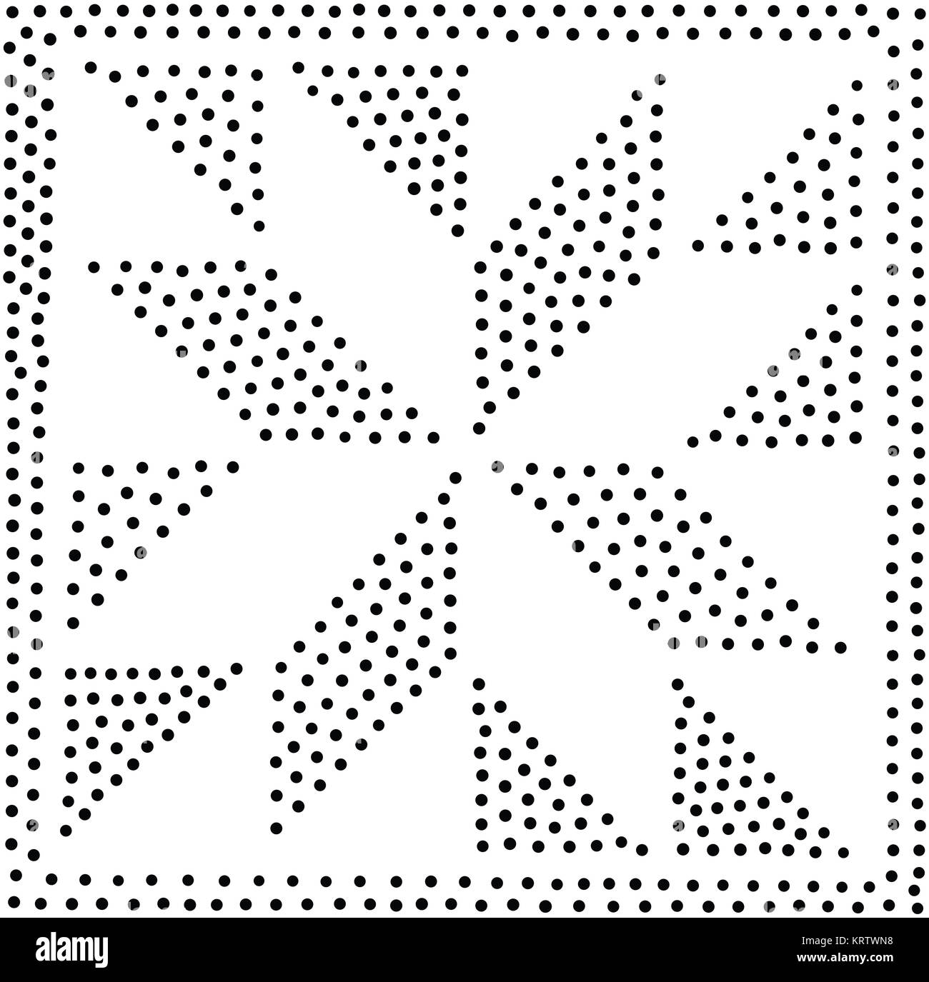 Dotted Design Pattern Vector geometric seamless pattern. Repeating abstract dots Stock Photo ...