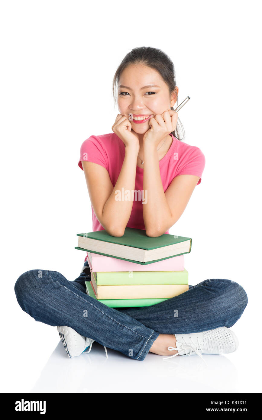 Asian chinese female student Cut Out Stock Images & Pictures - Alamy