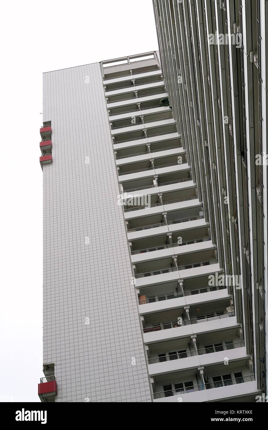 facade of a residential building in the city center of berlin Stock ...
