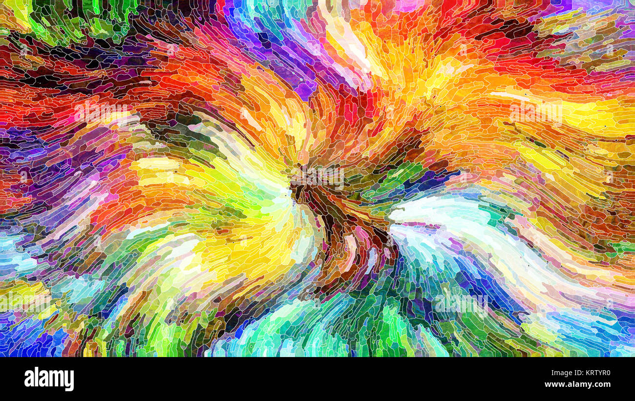 Visual Divises Perspectives of Vibrant Division Stock Photo - Alamy