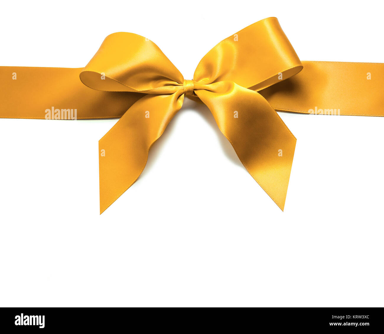 Gold Satin Ribbon High Resolution Stock Photography and Images - Alamy
