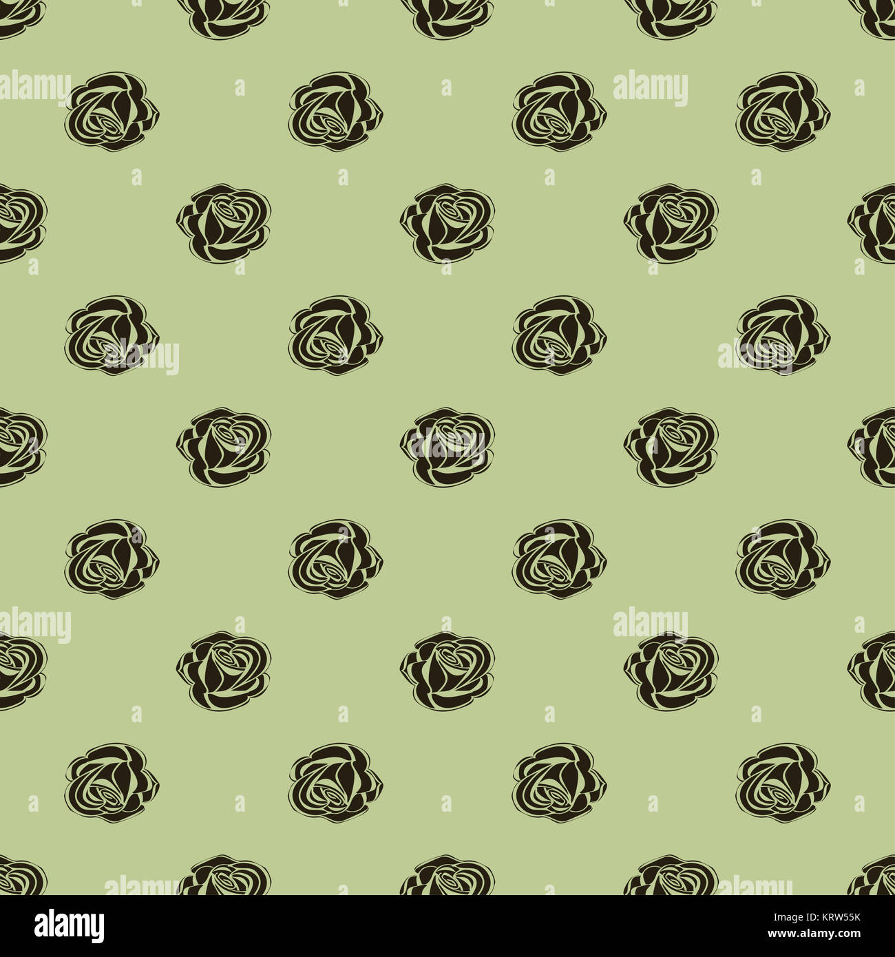 Seamless pattern Bud roses Stock Photo - Alamy