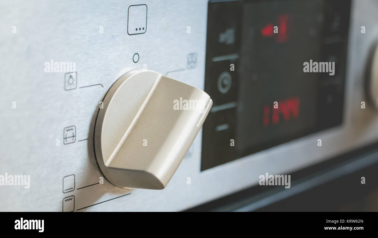 switch on an electric oven Stock Photo Alamy