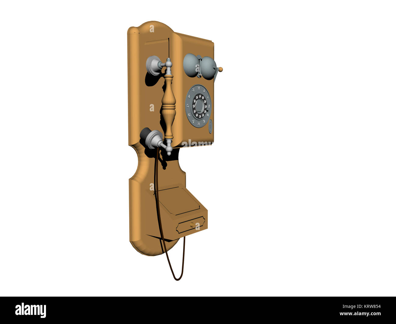 Antique wall telephone hi-res stock photography and images - Alamy