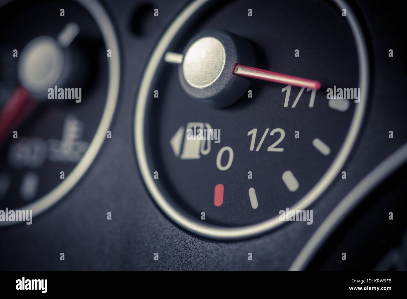 Car fuel gauge Stock Photo Alamy