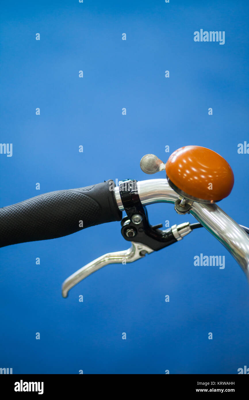 Classical bike ringer Stock Photo