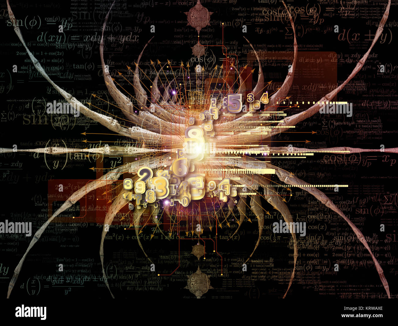 Computing Math Design Stock Photo - Alamy