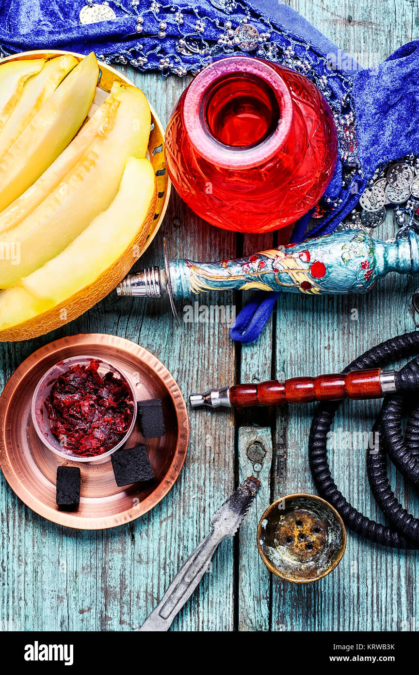 Hookah tobacco melon flavor Stock Photo Alamy