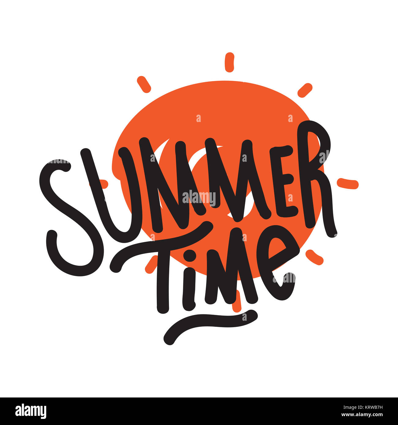 Summer vector illustration Stock Photo