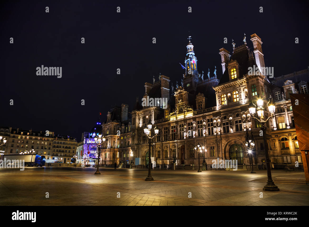 City Hall building (Hotel de Ville) in Paris Stock Photo - Alamy