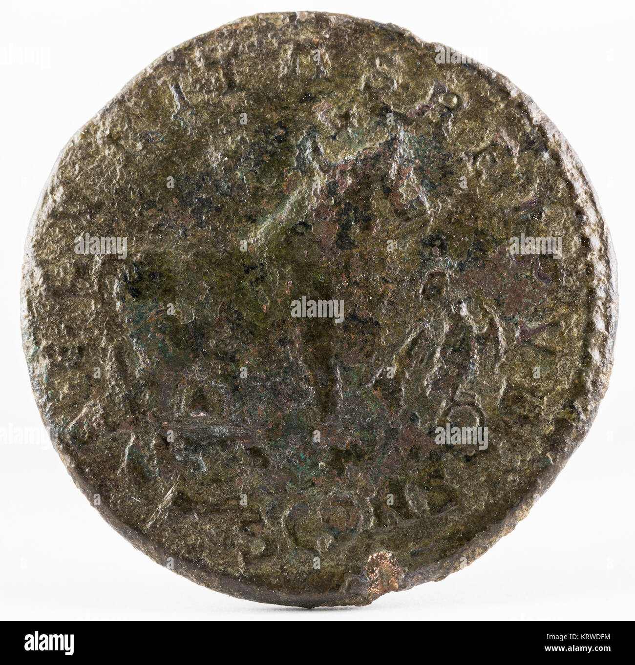 Ancient Roman copper coin of Emperor Julian II. Reverse Stock Photo Alamy