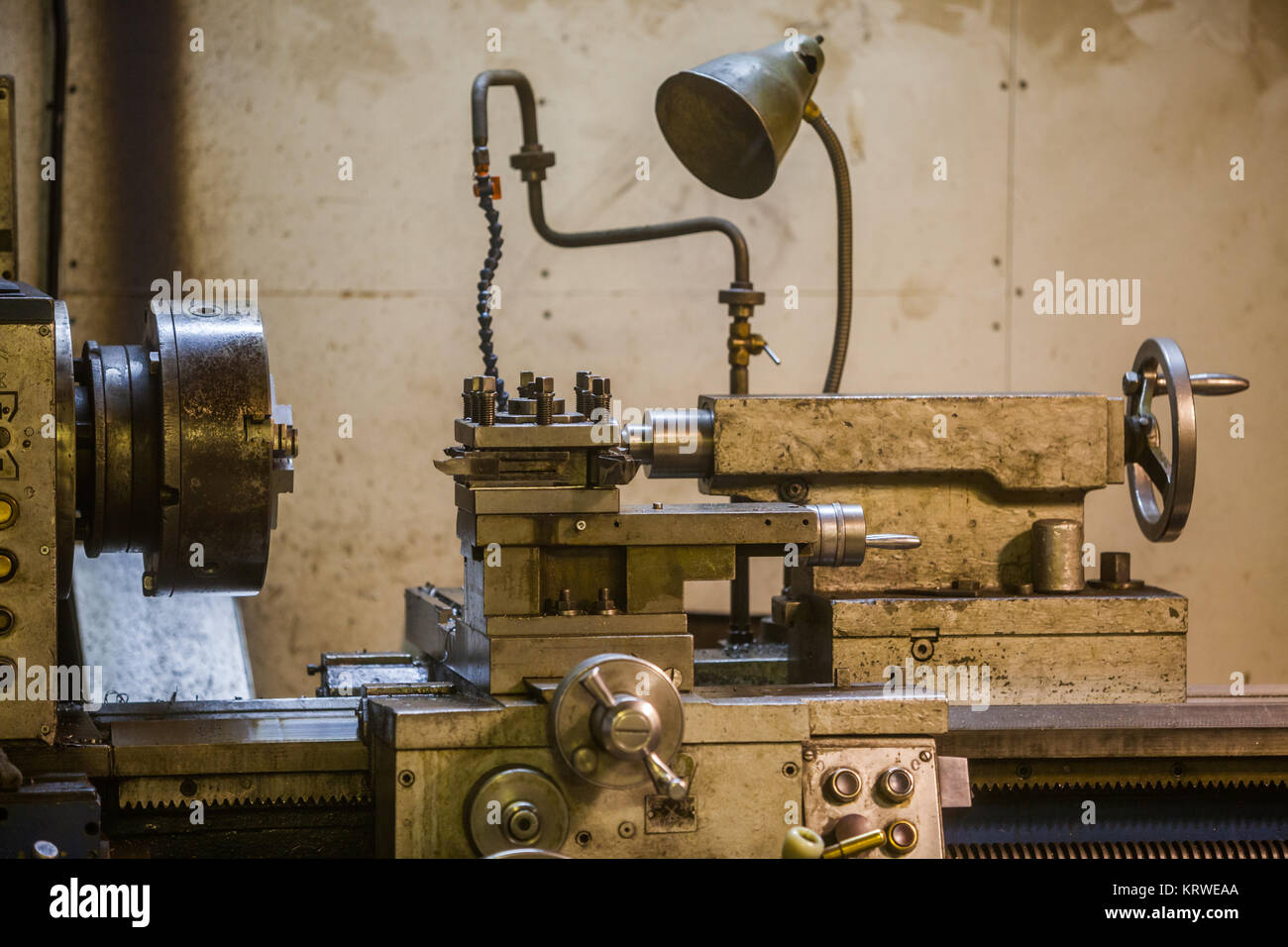 Lathe in Stock Photo Alamy