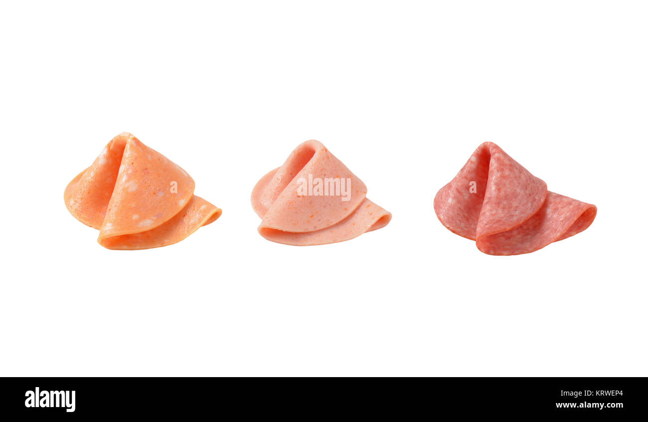 thin deli meat slices Stock Photo Alamy
