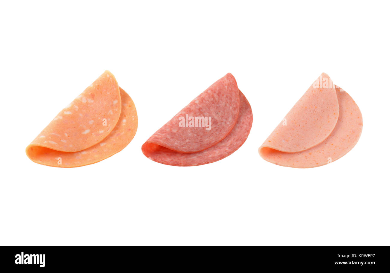 thin deli meat slices Stock Photo Alamy
