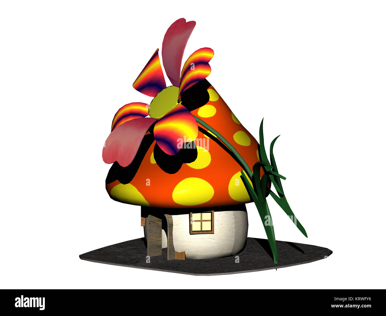 mushroom house free Stock Photo Alamy