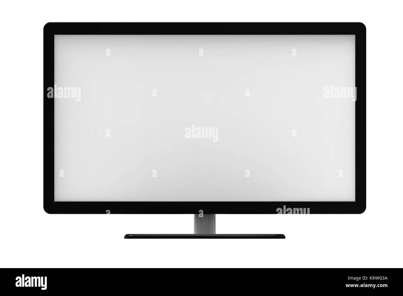 Tv screen, 3D rendering Stock Photo Alamy