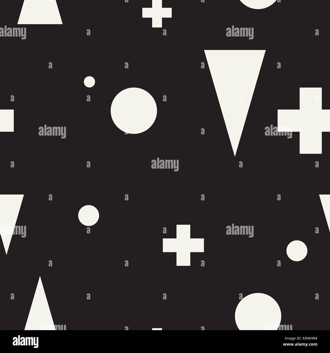 Geometric minimalist seamless black and white pattern Stock Photo - Alamy