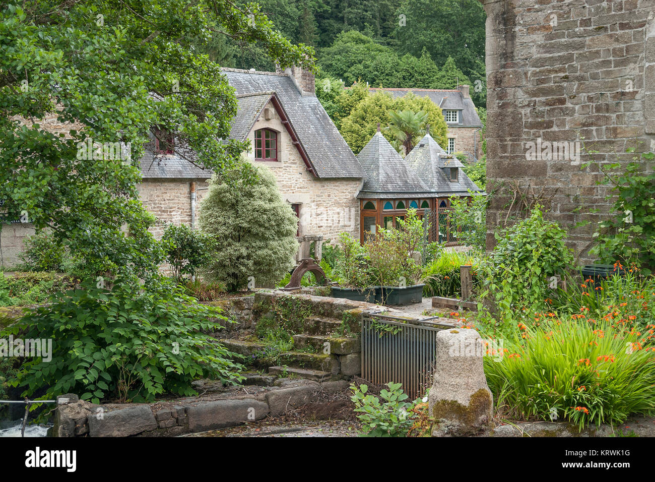 pontaven in brittany Stock Photo Alamy
