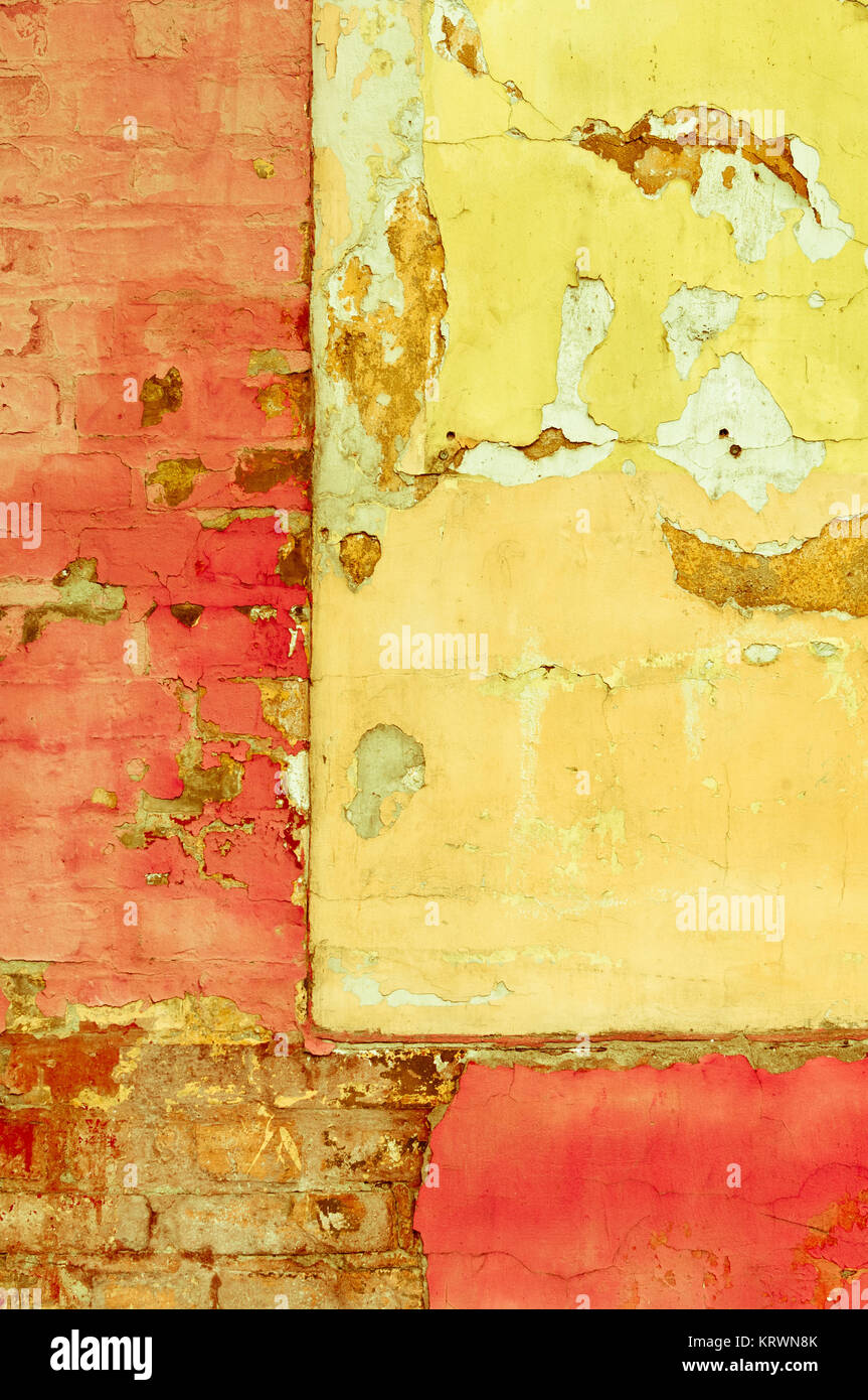 Old painted brick wall background Stock Photo - Alamy