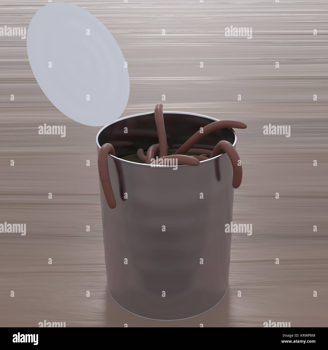 Can of Worms Stock Photo Alamy