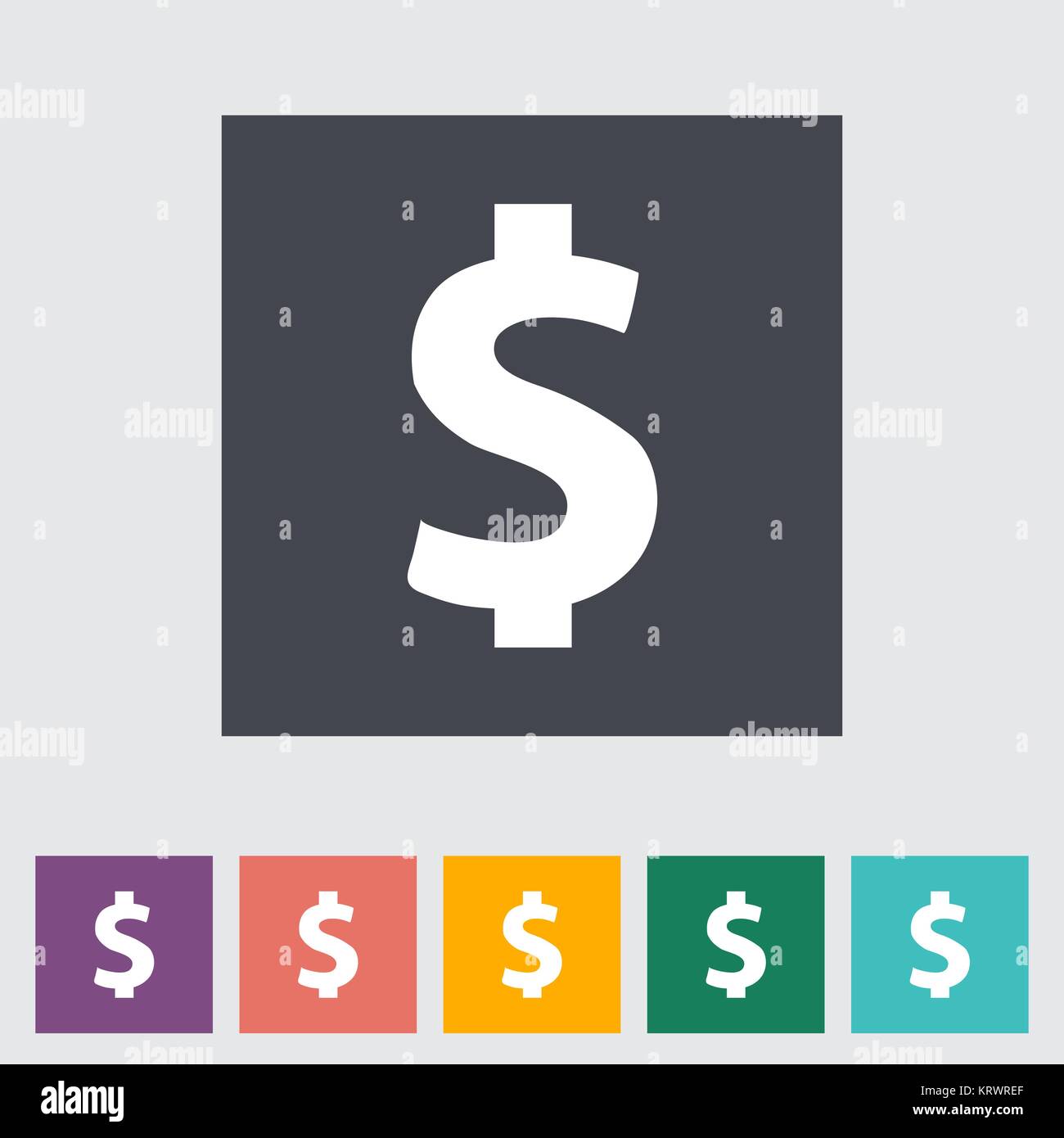 Dollar sing. Vector illustration Stock Vector Image & Art - Alamy