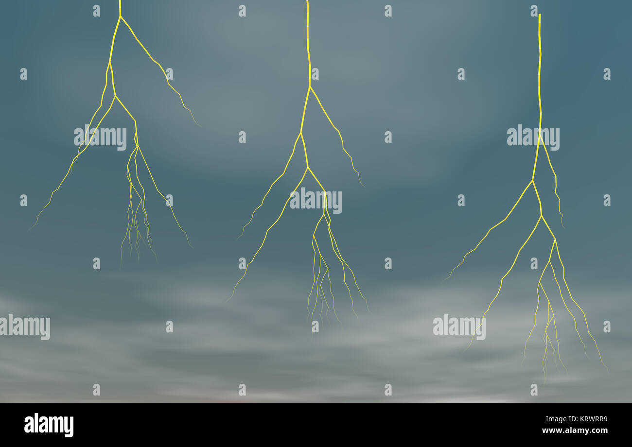 lightning in the sky Stock Photo Alamy