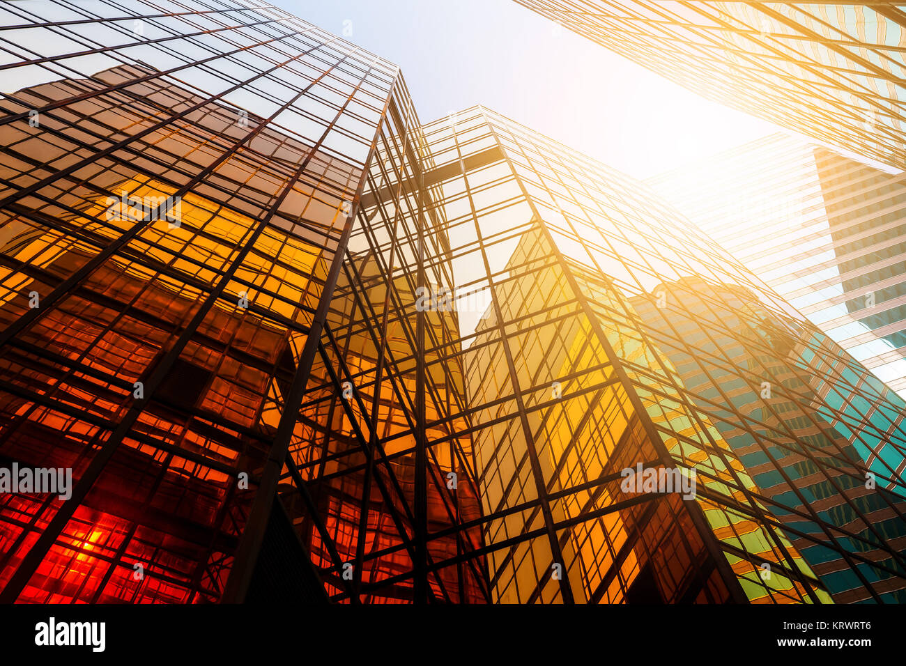Modern office building to the sky Stock Photo - Alamy