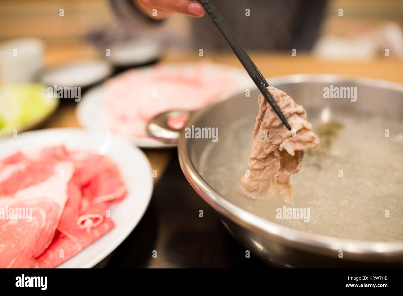 Shabu Shabu and Sukiyaki Stock Photo Alamy Shabu Shabu and Sukiyaki Stock Photo Alamy