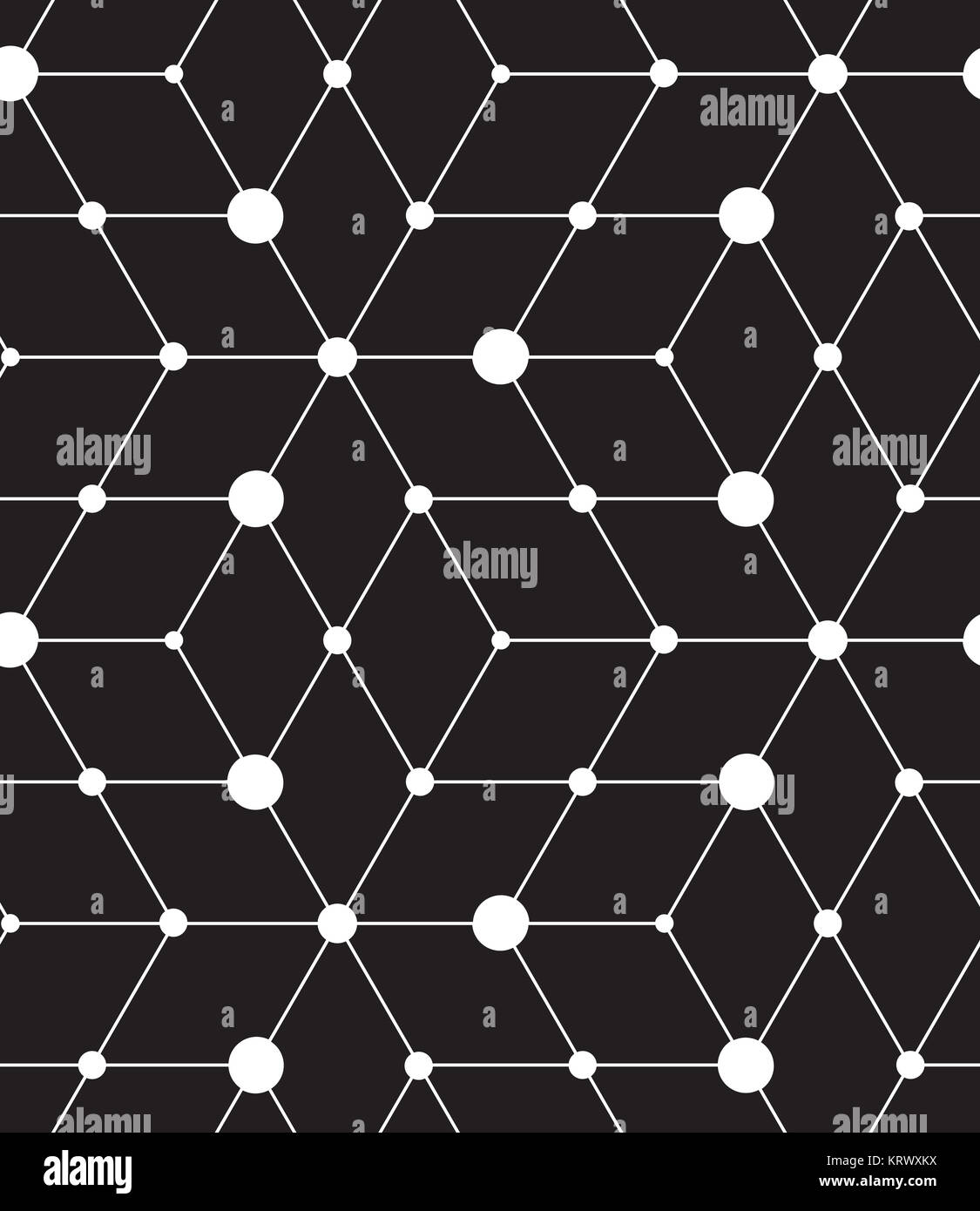 Vector seamless pattern. Modern line geometric background Stock Photo ...