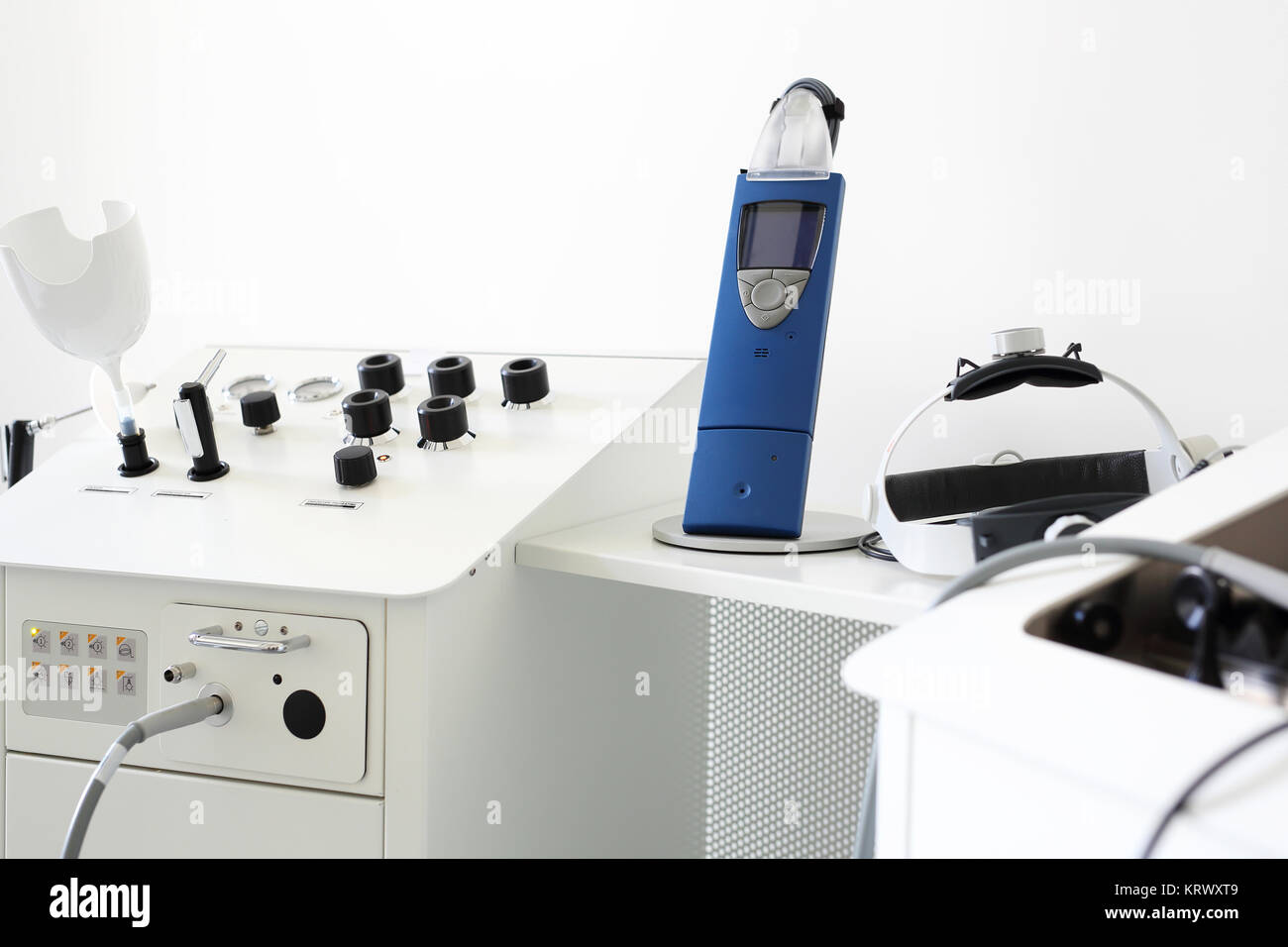 diagnostic equipment for hearing test Stock Photo Alamy