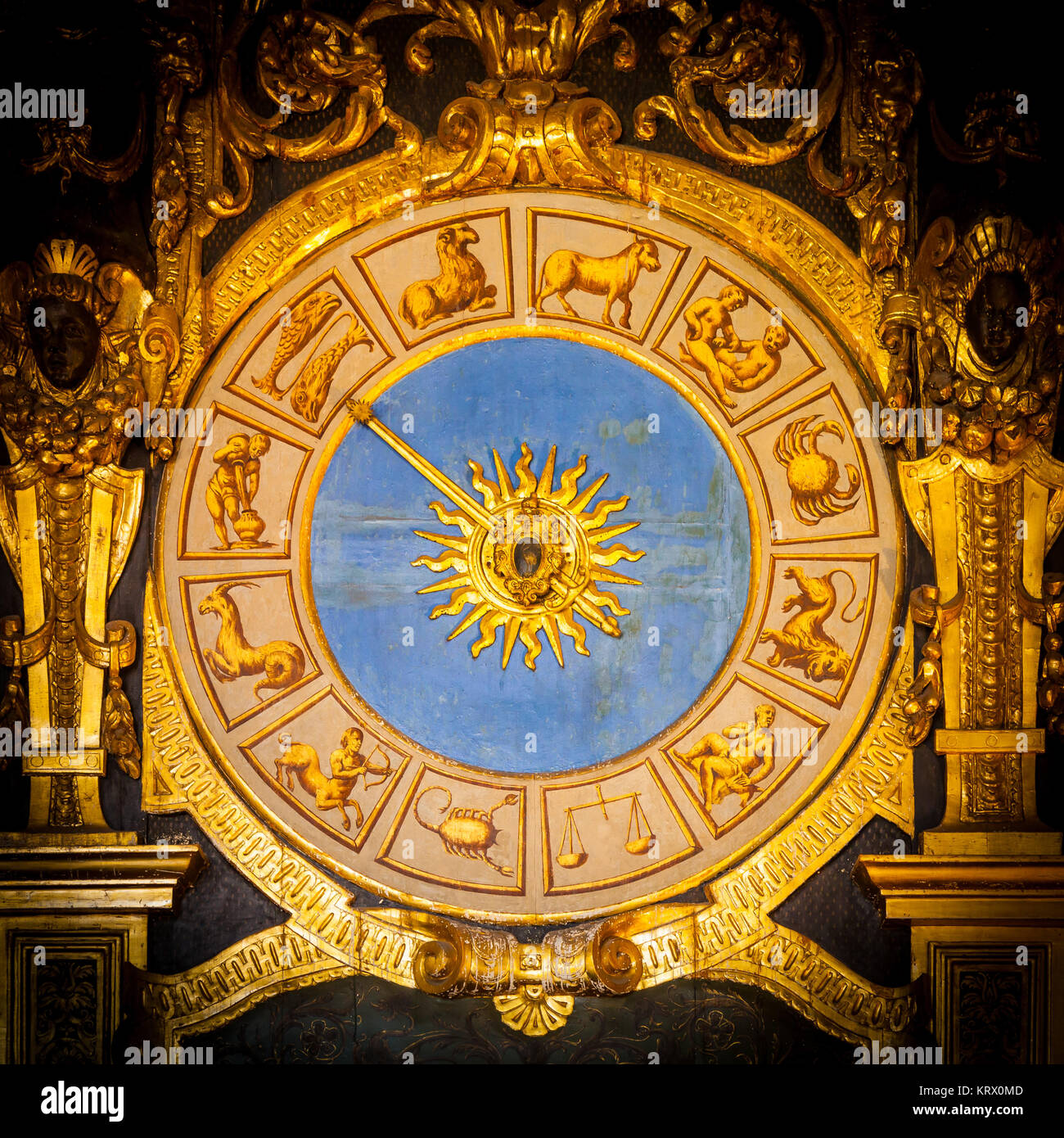 Astronomical Clock detail Stock Photo Alamy