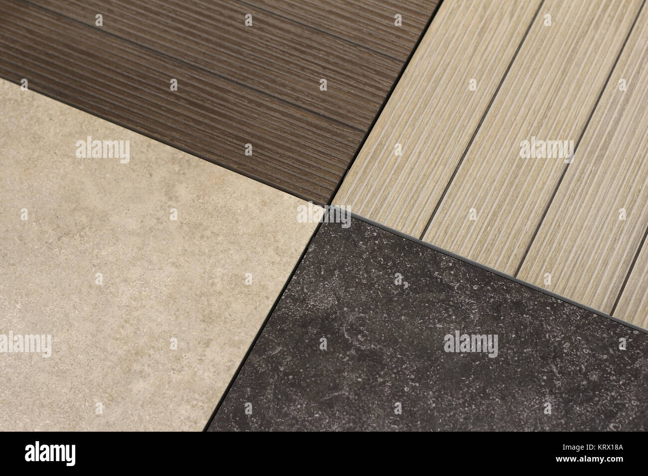 Floor material samples Stock Photo