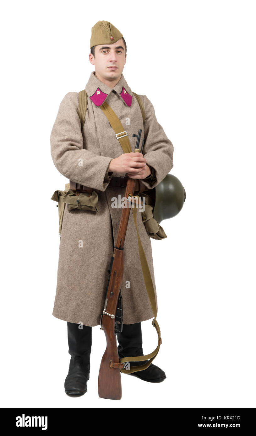 Soviet winter uniform hi-res stock photography and images - Alamy