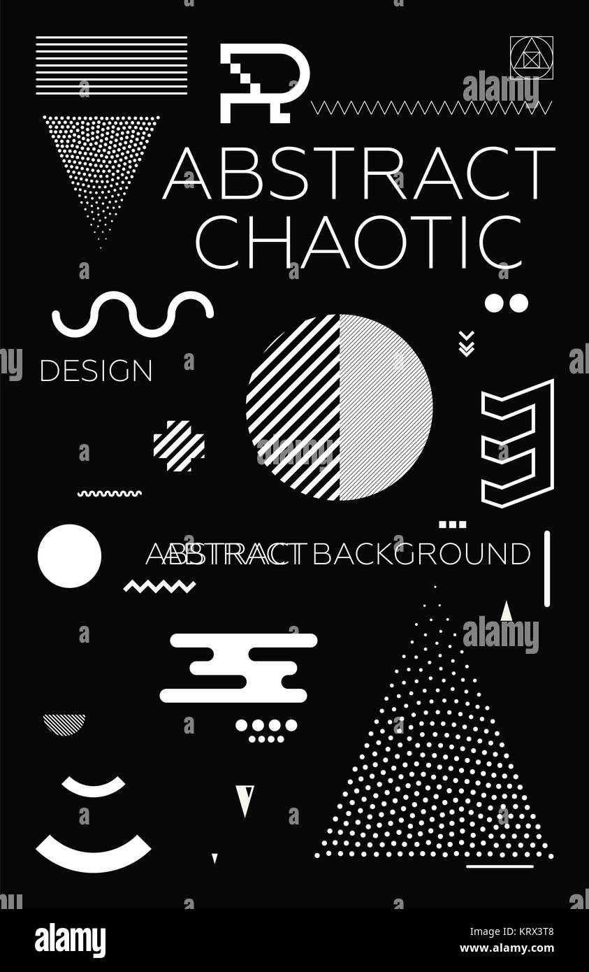 Chaotic Abstract Background Stock Photo - Alamy